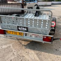 Carrello cresci per trasporto moto scooter