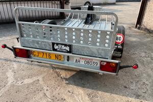 Carrello cresci per trasporto moto scooter