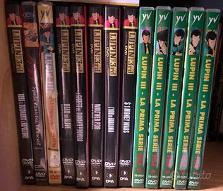 Lupin DVD 1 serie tutti gli episodi + 9 film