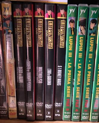 Lupin DVD 1 serie tutti gli episodi + 9 film