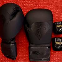 GUANTONI BOXE 14 OZ + FASCE 4.5 m