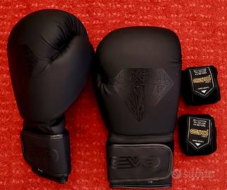 GUANTONI BOXE 14 OZ + FASCE 4.5 m