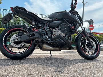 Yamaha MT 07 ABS anno 2018 depotenziata a libretto