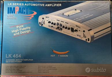Amplificatore auto IMPACT LK 454 – 4 canali