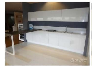 Cucina nuova laccata bianca