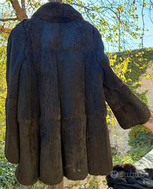 Pelliccia Lapin Coniglio nero a pelli intere