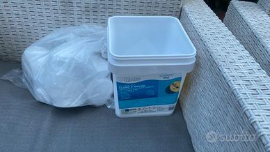 cloro piscina 6 azioni in pastigle da 200gr