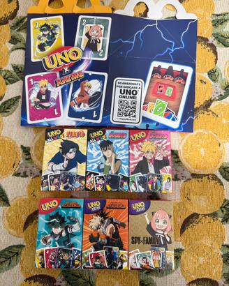 UNO X Anime McDonald's Happy Meal