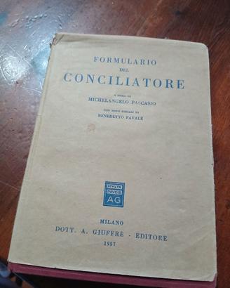 Formulario del conciliatore - testo vintage