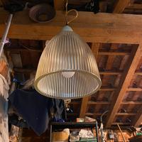 Lampadario in vetro soffiato