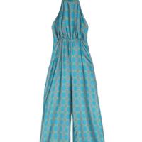 Tuta effetto satin fantasia astratta