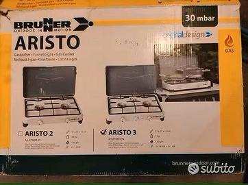 Fornello da campeggio 3 fuochi Aristo Brunner