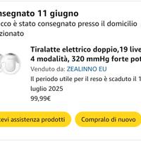 tiralatte elettrico 