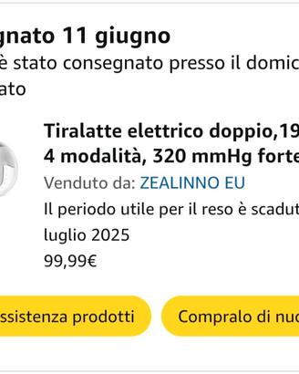 tiralatte elettrico