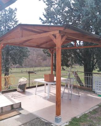 Pergola tettoia gazebo riparo auto sole grandine