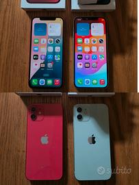 2 iPhone 12 rosso e verde 256gb 128gb Apple 