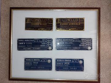 targhe rimorchio agricolo