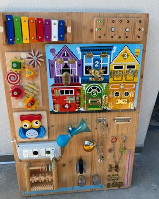🎨 Pannello Sensoriale Montessori / Busy Board Art