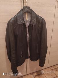 Giacca di vera pella uomo taglia L