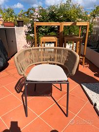 6 sedie da interno/esterno KAVE HOME