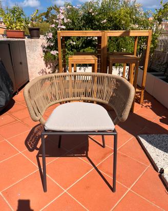 6 sedie da interno/esterno KAVE HOME