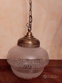 Lampadario più due lampade da parete