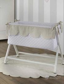 Culla pieghevole con materasso su misura