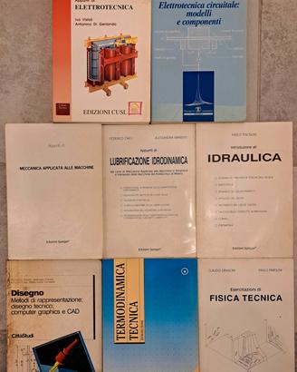 Libri ingegneria meccanica elettrotecnica termodin