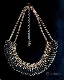 Collana a catena metallica Cleopatra Cascade