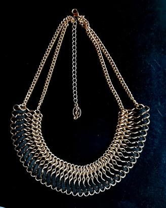 Collana a catena metallica Cleopatra Cascade