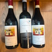 3 bottiglie vino barolo Aeroplanservaj trediberri