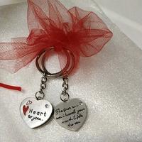 San Valentino 2 portachiavi a cuore
