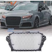 GRIGLIA AUDI A3 8V 12-16 LOOK RS3 NERO LUCIDO