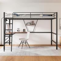 Struttura letto in metallo nero