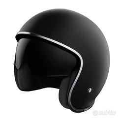 CASCO JET VINTAGE MOTO STORMER PRIME OPACO VISIERA