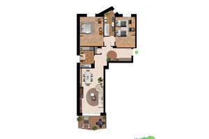 Appartamento di 97 m² con 3 locali e box auto a Ba