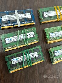 RAM PC Portatile & Desktop SODIMM DDR2 DDR3 DDR4 💻