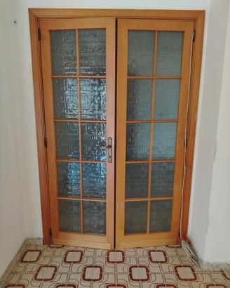 Stock 10 Porte in  legno e vetro  all'inglese