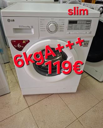 Lavatrice Lg 6kg slim classe Apiupiupiu 1000giri