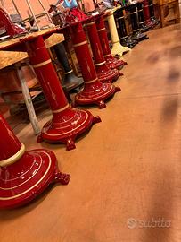 piedistalli restaurati per  affettatrice