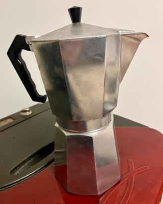 Caffettiera moka vintage in alluminio