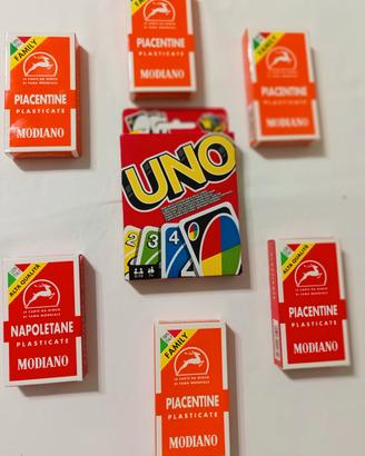 Carte da gioco Modiano Piacentine e Napoletane UNO