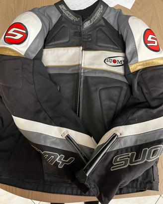 Giacca da moto in pelle
