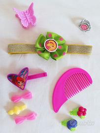 Winx accessori per capelli per bambine + anello