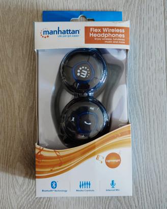 Cuffie bluetooth ad archetto con microfono 