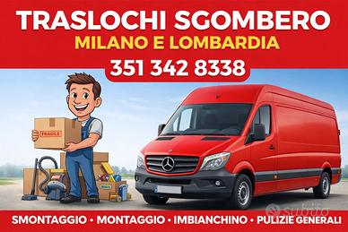 Traslochi e sgomberi milano 24/24