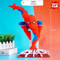 LS8013 Puzzle 3d Simil lego Spiderman 