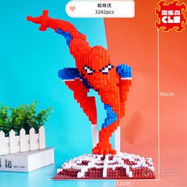 LS8013 Puzzle 3d Simil lego Spiderman 