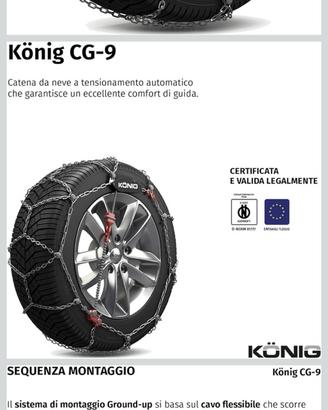 Catene konig nuove