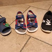 Scarpe bambino num 28: 2 sandali+  decathlon